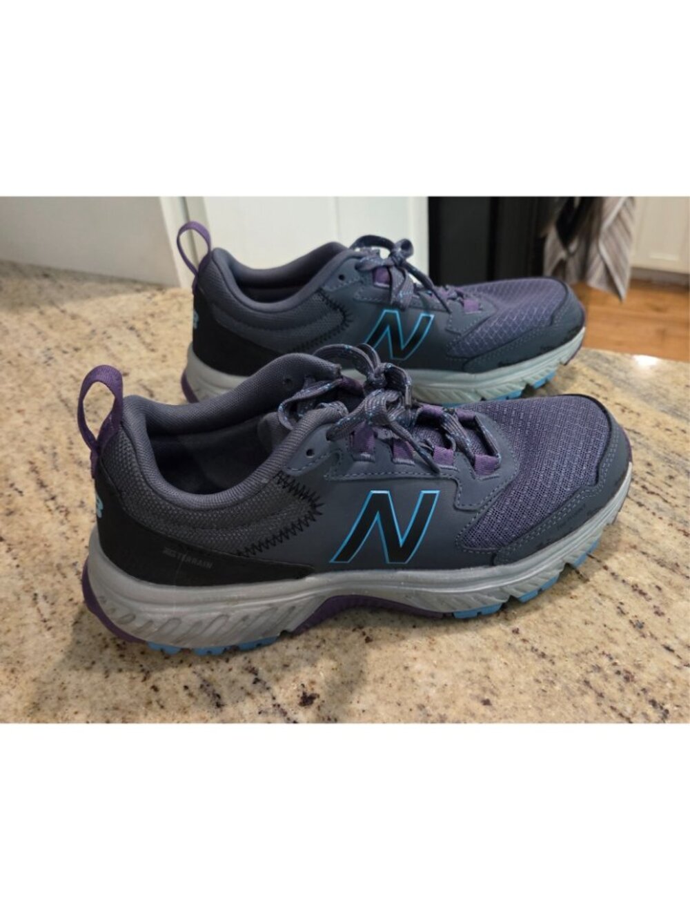 New Balance 510 v5 gray purple WT510CT5 Woman Size 8 Sneakers Retro Shoes - Picture 2 of 13